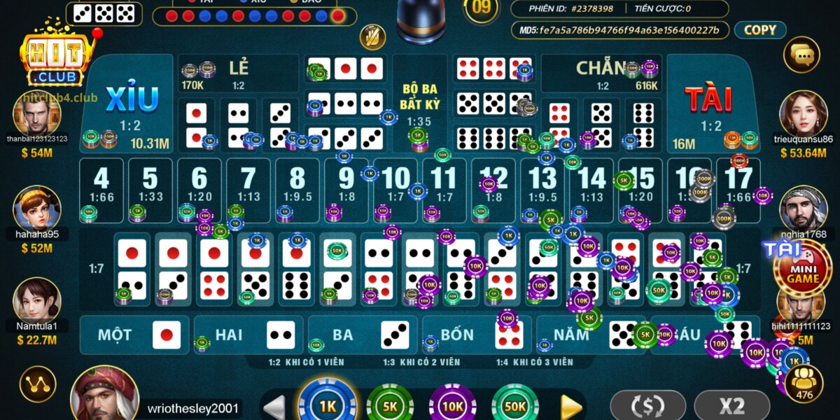 Tính năng chơi game Sicbo tại Hitclub